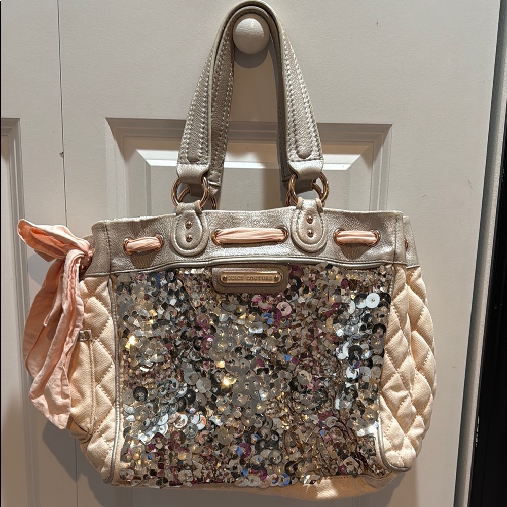 Vintage Juicy Couture Daydreamer Sequin Tote Bag